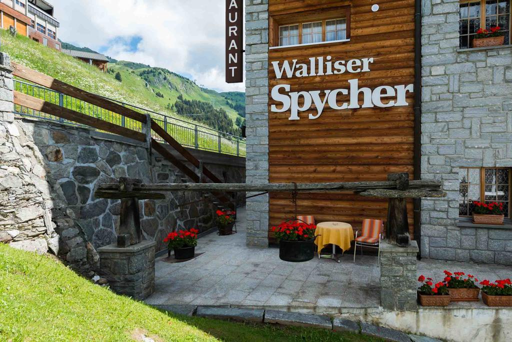 Swiss Chalet-Style Hotel Walliser Spycher Riederalp Exterior photo